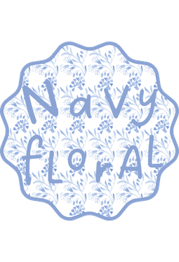 Navy Floral