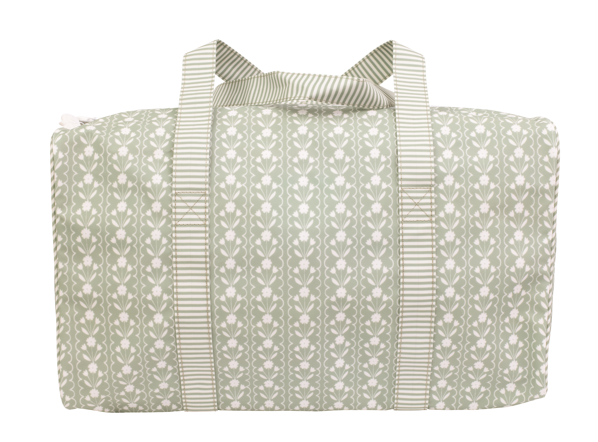 The Duffle Bag in Sage Floral