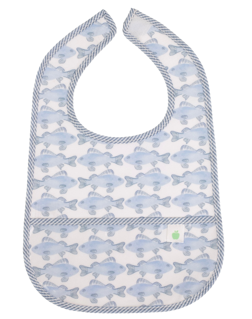 The Wipe It Bib in Fish