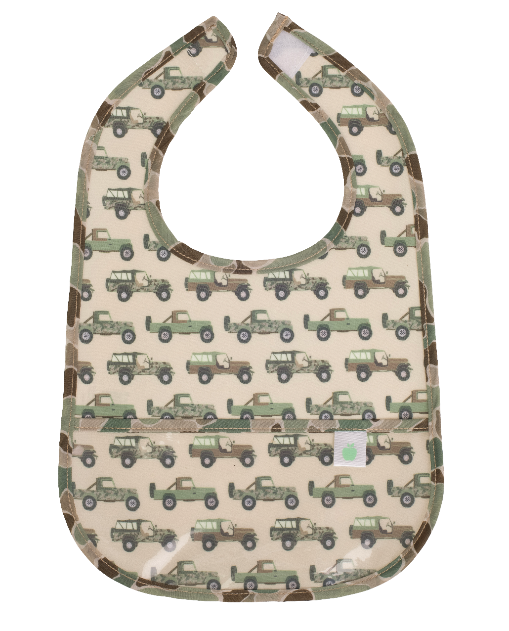 The Wipe It Bib in Jeeps