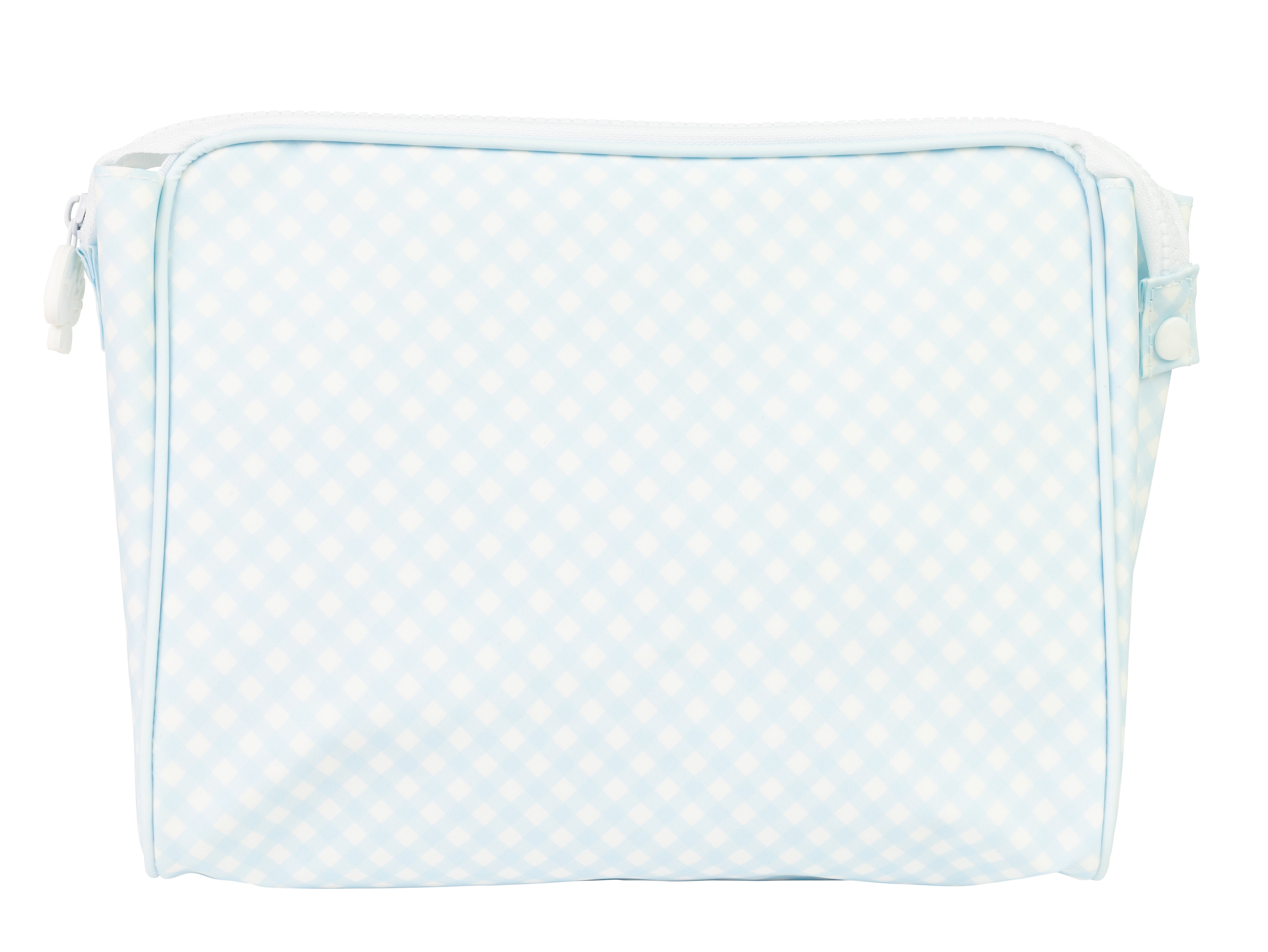 The Go Bag in Blue Gingham