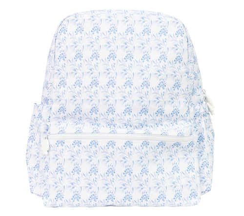 The Backpack in Navy Floral