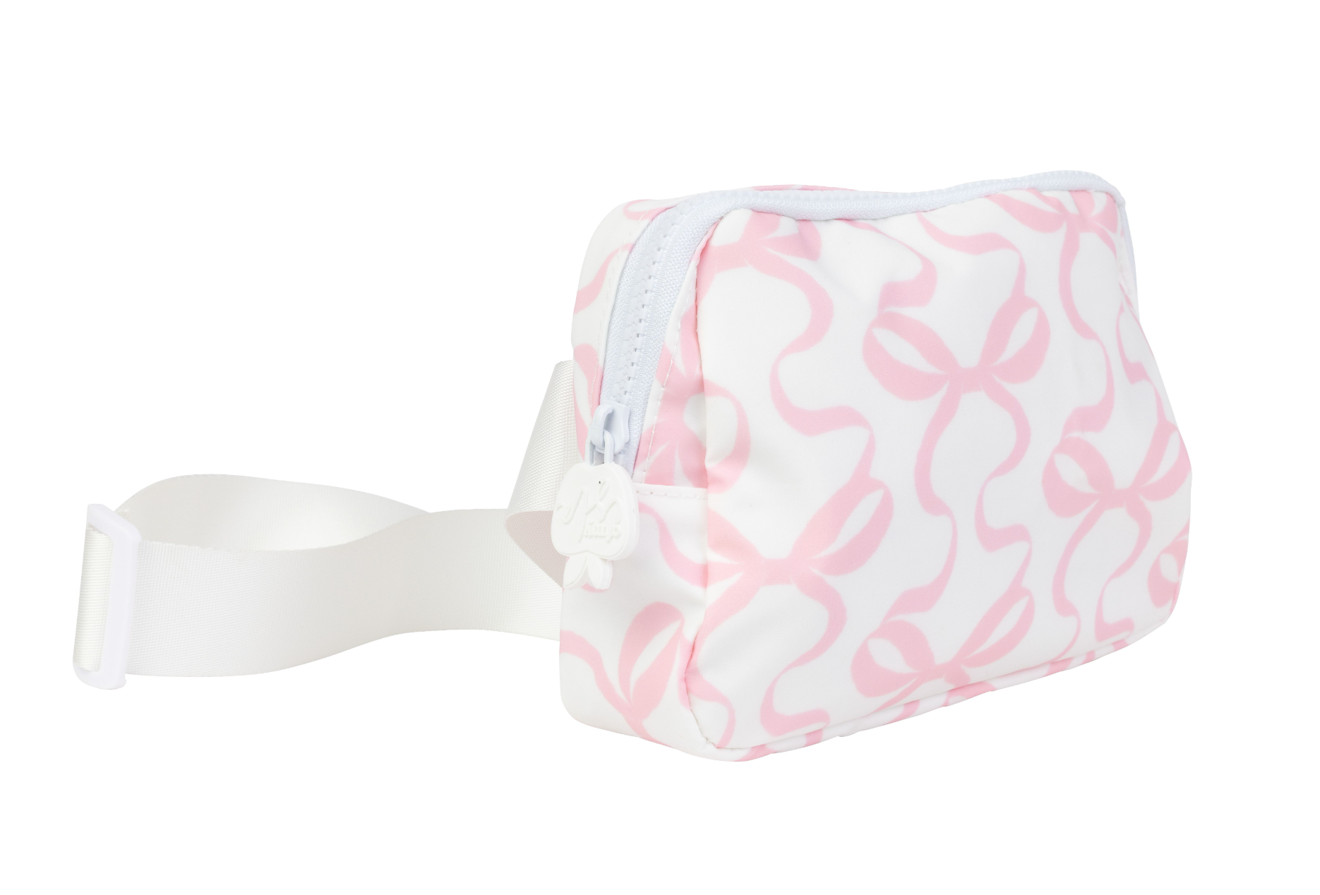 The Crossover Belt Bag in Bows on White