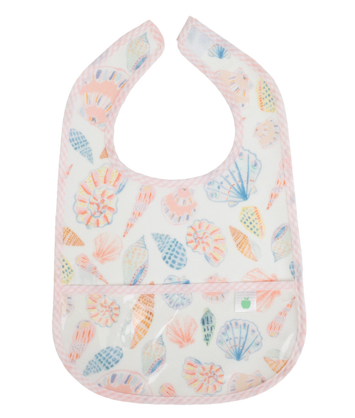 The Wipe It Bib in Shells