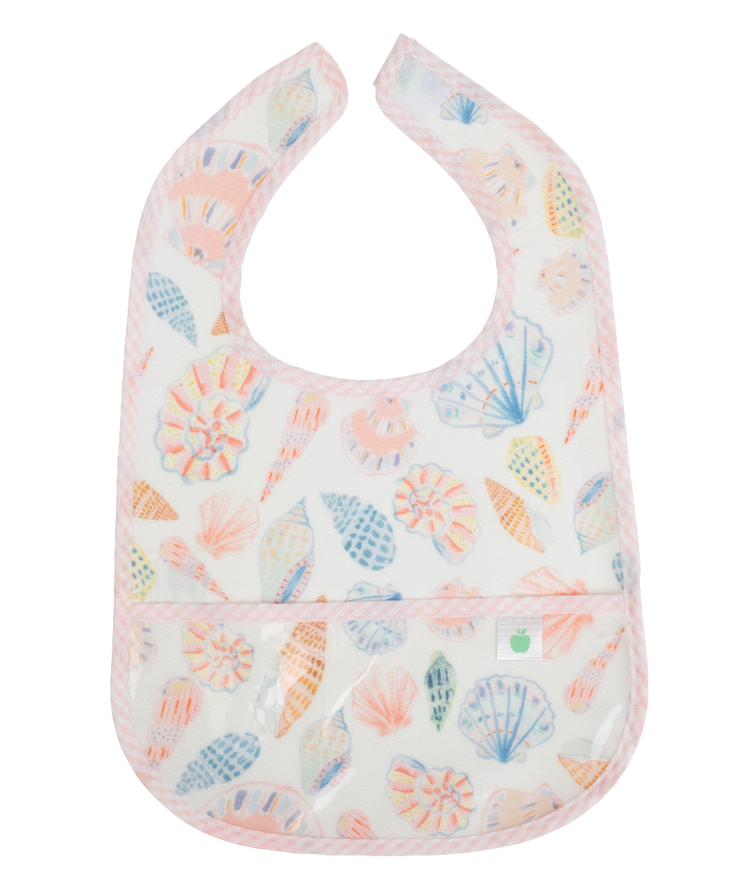 The Wipe It Bib in Shells