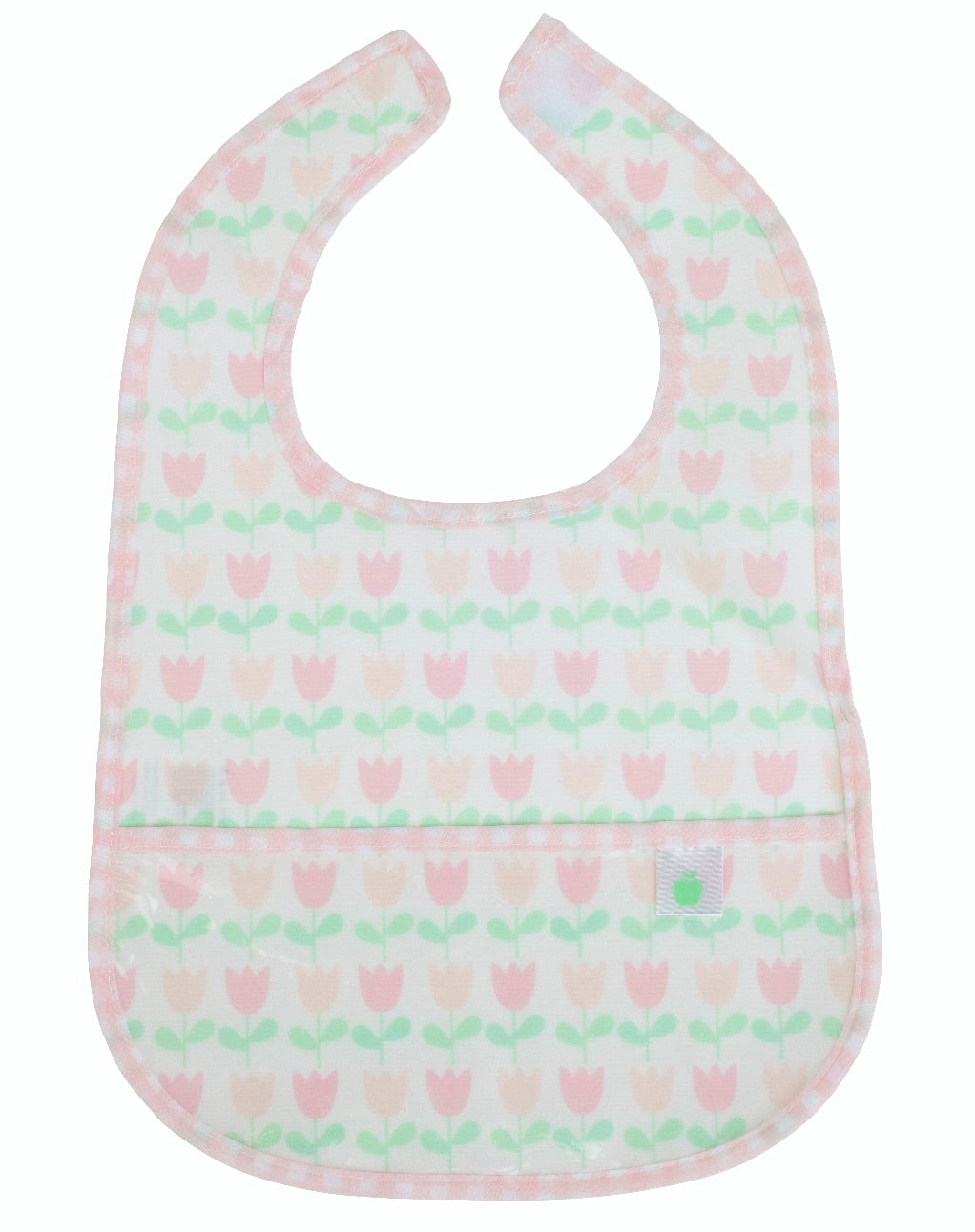 The Wipe It Bib in Tulips
