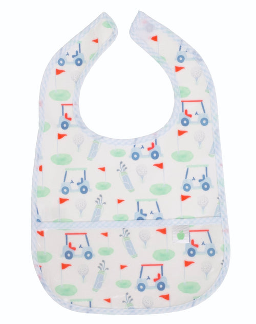 The Wipe It Bib in Golf