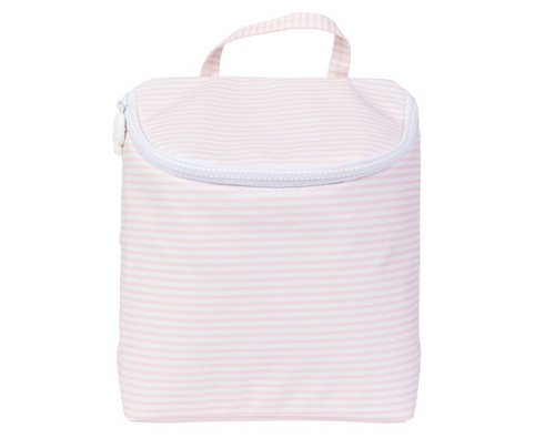 The Bottle Bag in Pink Stripe