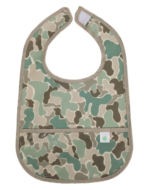 The Wipe It Bib in Camo