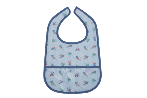 The Wipe It Bib in Flies