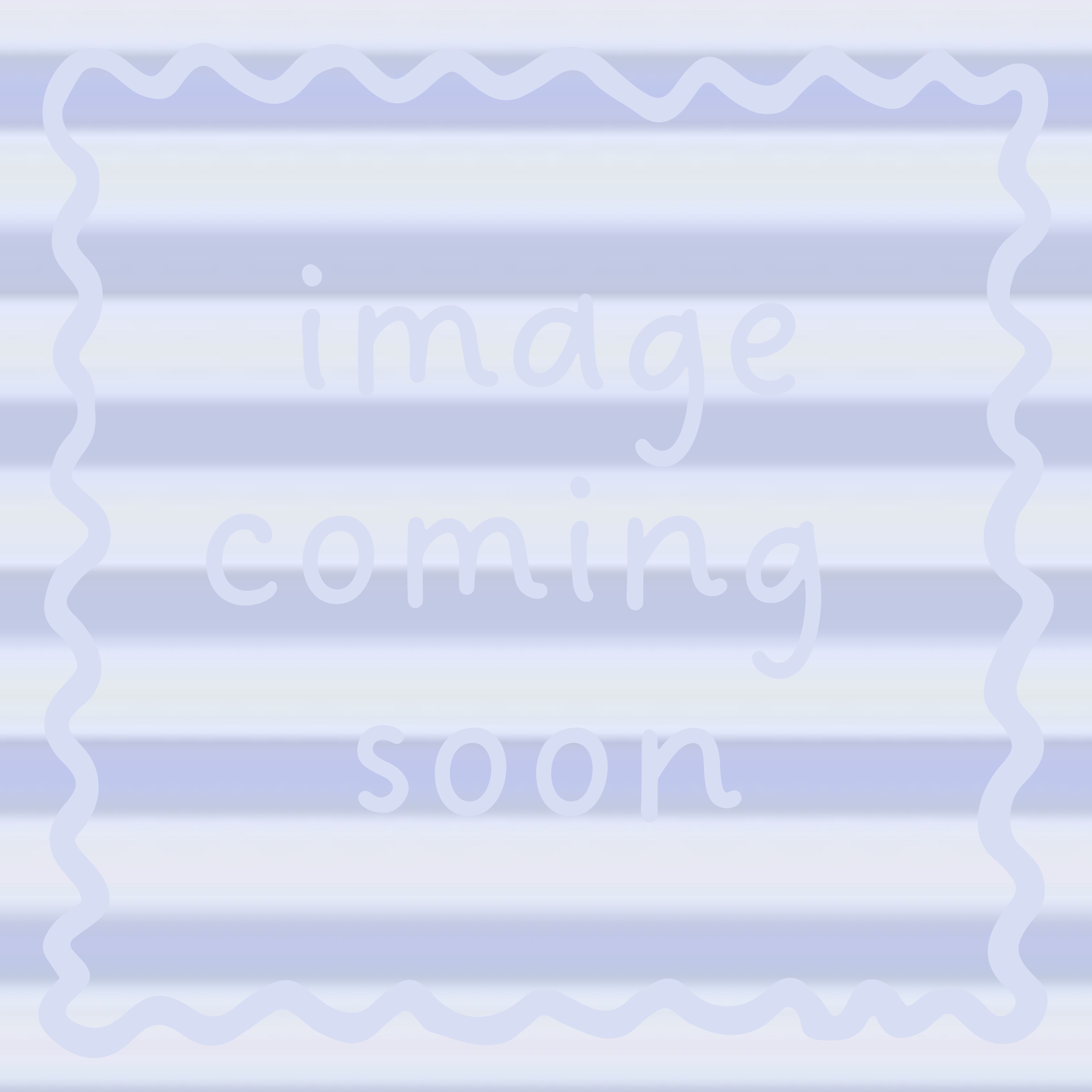Applique Sheets in Blue Periwinkle Stripe