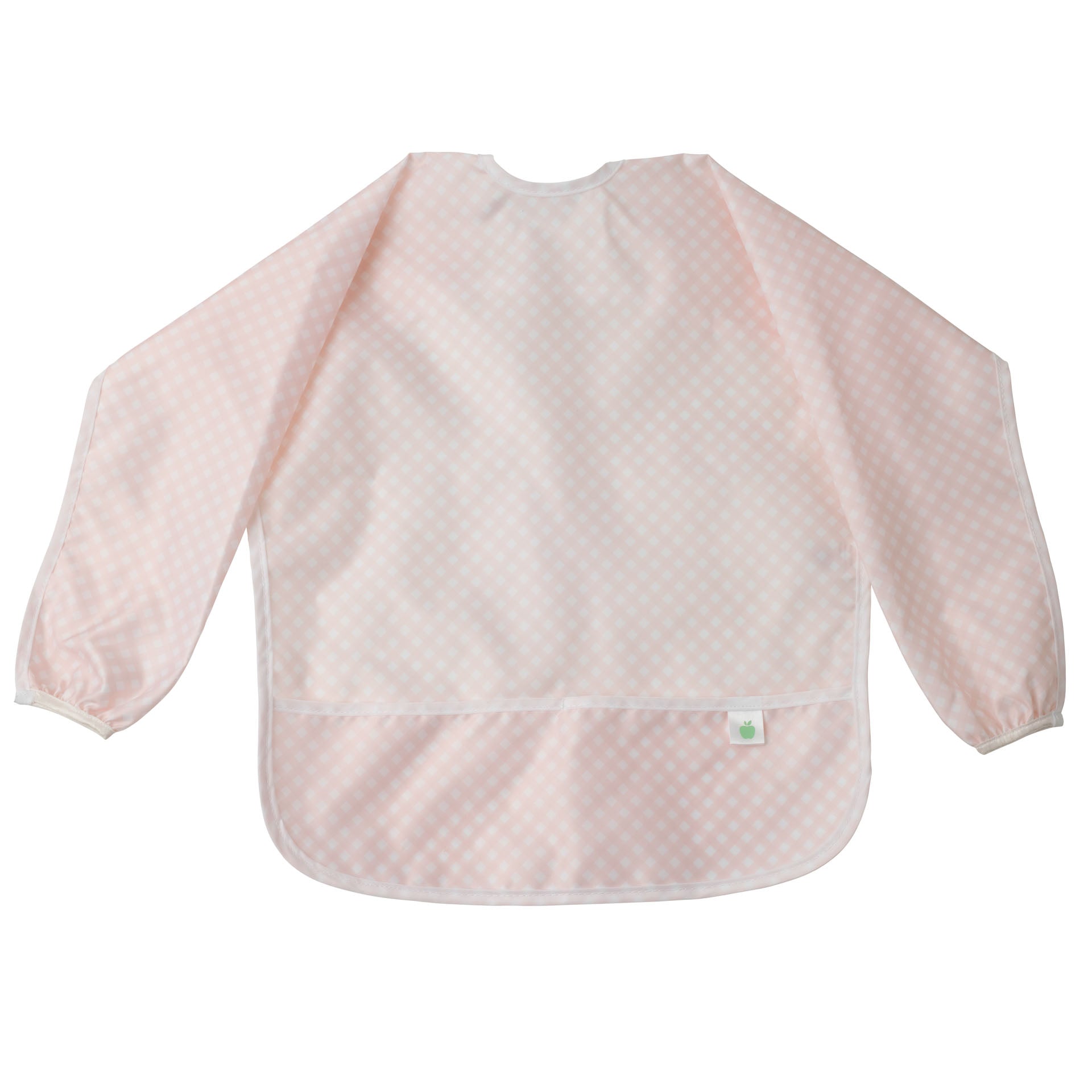 The Cover Everything Bib in Pink Gingham