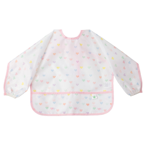 The Cover Everything Bib in Hearts