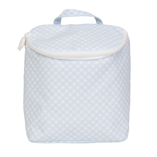 The Bottle Bag in Blue Gingham