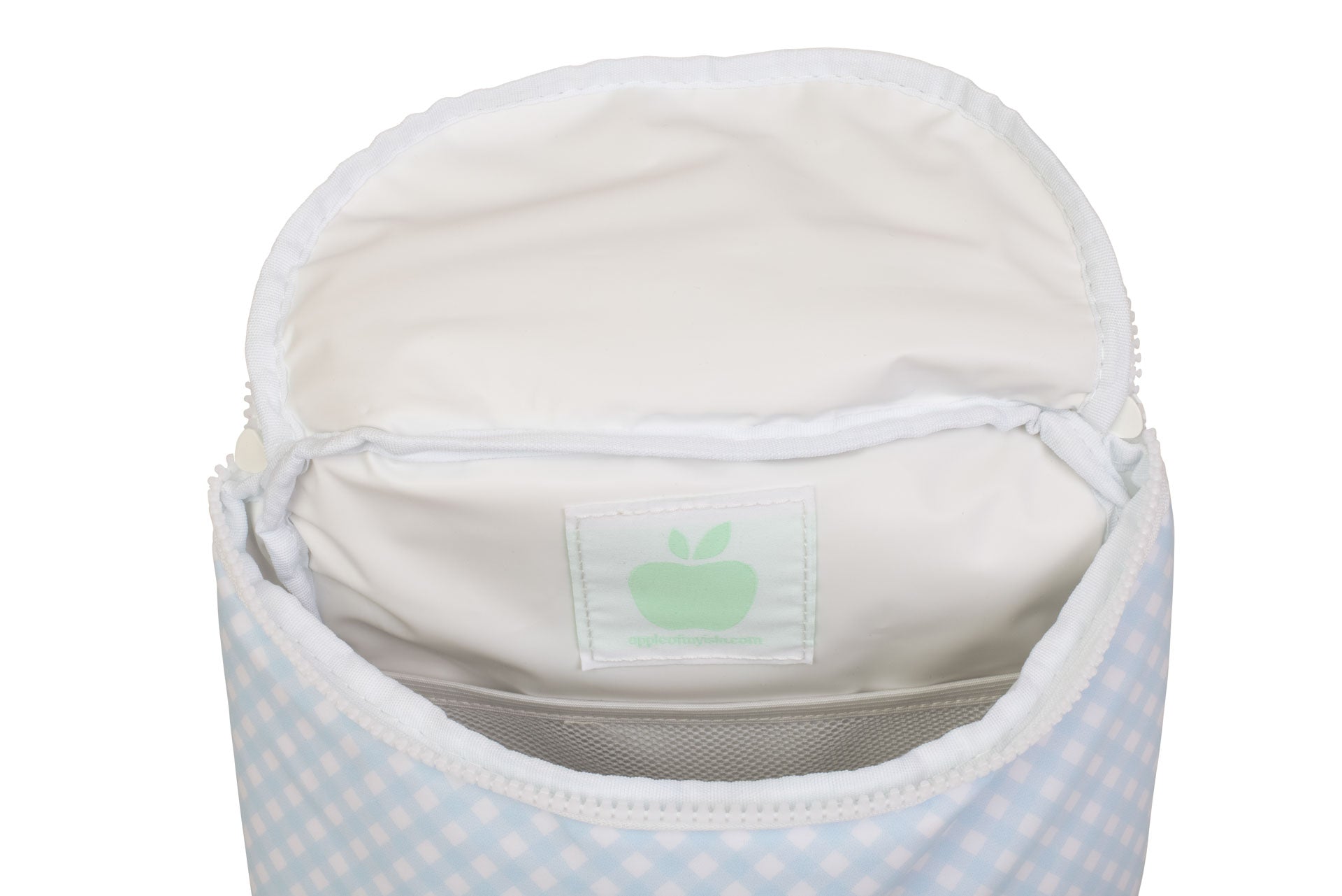 The Bottle Bag in Blue Gingham