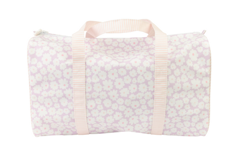 The Duffle Bag in Lavender Daisies