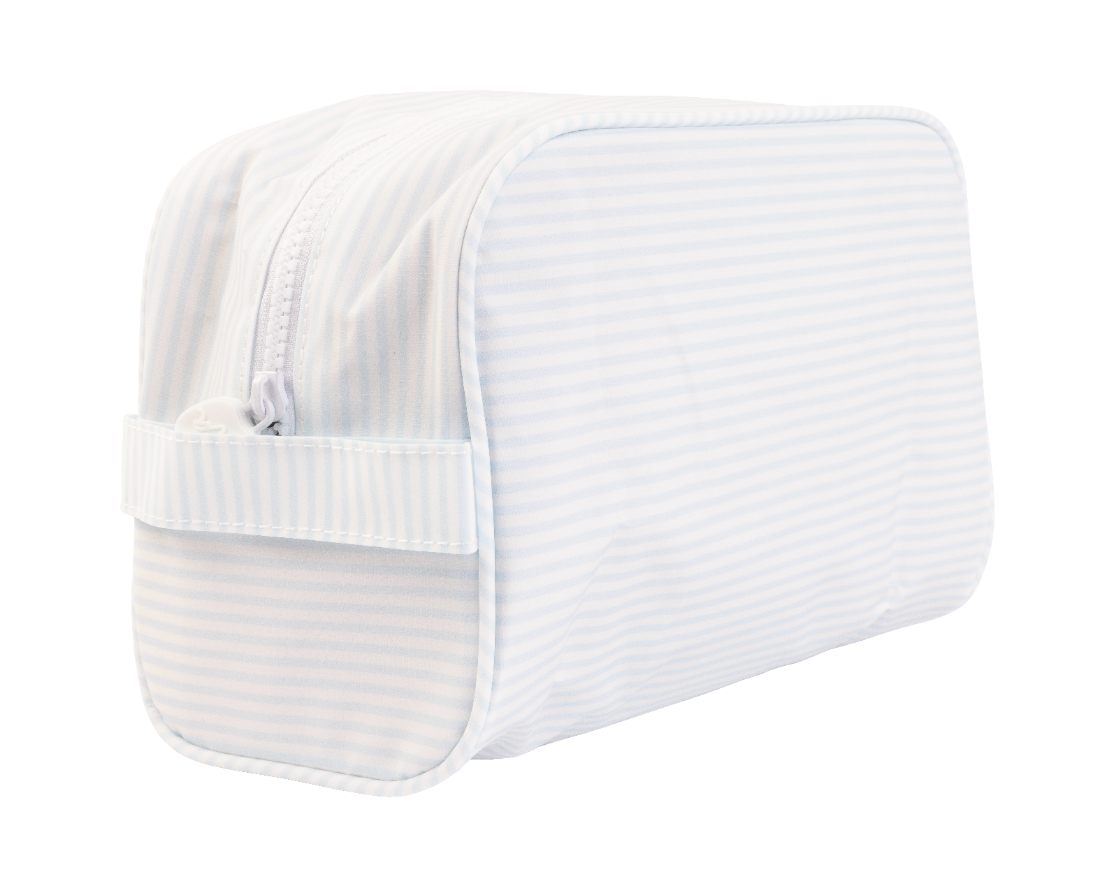The Dopp Kit in Light Blue Stripe