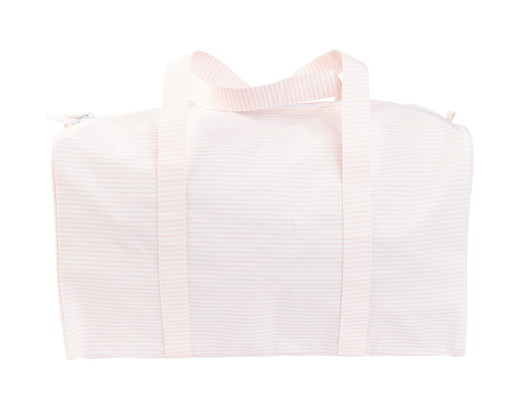 The Duffle Bag in Pink Stripe